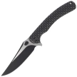 Nóż składany WeKnife Dracarys LE No 076/199 Black Titanium, Black Stonewashed / Satin M390 (WE25061B-5)