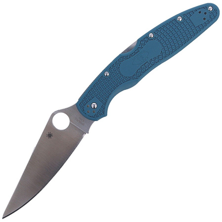 Spyderco Police 4 Lightweight FRN Blue K390 Plain (C07FP4K390)