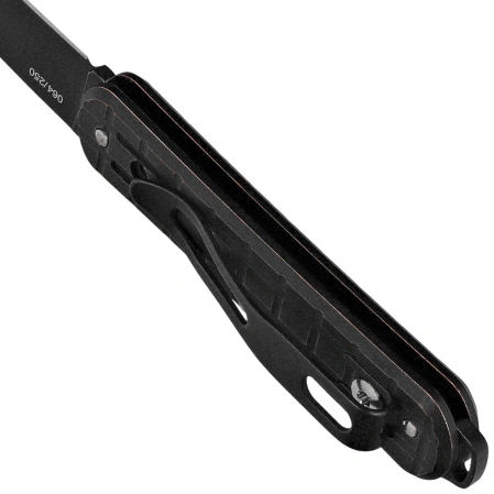 Scyzoryk Fox Vulpis 130 LE No 064/250 Grenade Pattern Black Copper, Black Stonewashed M390 (FX-VPGP130 COB)