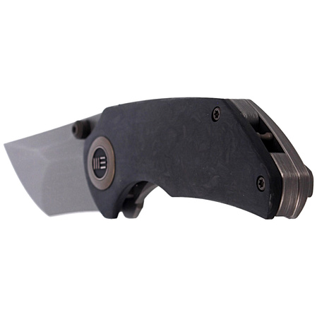 WE Knife Thug Marble Carbon Fiber, Gray Hand Rubbed (2103C)