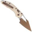 Nóż składany Microtech M-Stitch Ram-Lok S/E Champagne Gold Frag Aluminium, Champagne Gold M390MK by Borka Blades and Tony Marfione (169MRL-1FRCG-C19Z23)
