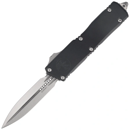 Nóż automatyczny OTF Microtech Scarab II Gen III Executive D/E Black Aluminium, Stonewashed M390MK by Tony Marfione (1175-10)