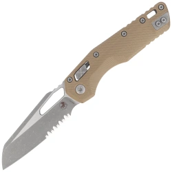 Nóż składany Microtech MSI S/E Tan Fluted G10, Apocalyptic P/S M390MK by Tony Marfione (210-11APFLGTTA)