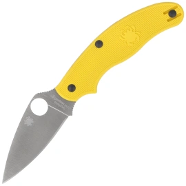 Spyderco UK Penknife Salt Yellow FRN, CPM MagnaCut by Sal Glesser (C94PYL)