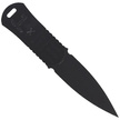 We Knife OSS Dagger Black G10, Black Stonewashed by Justin Lundquist (2017E)