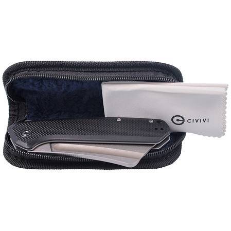 CIVIVI Knife Bullmastiff Black Coarse G10, Stonewashed (C2006C)