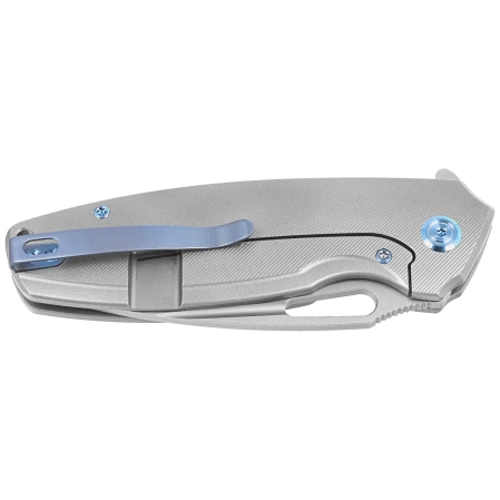Kubey Tityus KB360A Knife Gray Titanium, Bead Blasted 14C28N