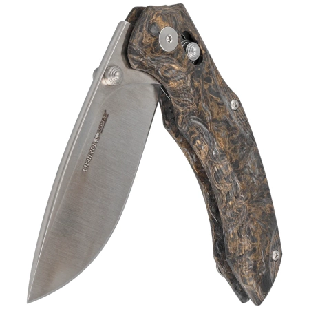 Nóż składany Viper Oniro Dark Matter Gold Carbon Fiber, Satin MagnaCut by Denis Simonutti (V6014FCG)