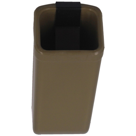 Ładownica ESP na dwurzędowy magazynek 9 mm / .40 z metalowym klipsem, khaki (MH-64 KH)