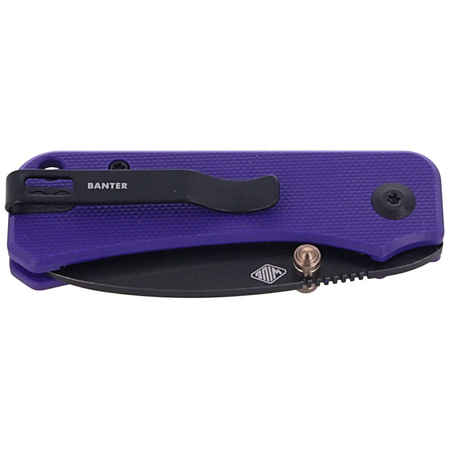 CIVIVI Baby Banter Purple G10, Black Stonewashed by Ben Petersen (C19068S-4)