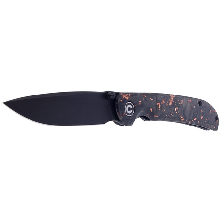 Nóż składany Civivi Imperium Shredded Carbon Fiber / Copper Shred, Black Stonewashed Nitro-V (C2106C)