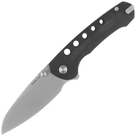 Remette RT-BEE-G Knife w/Titanium Toothpick Black G10, Ceramic Sandblasting 14C28N
