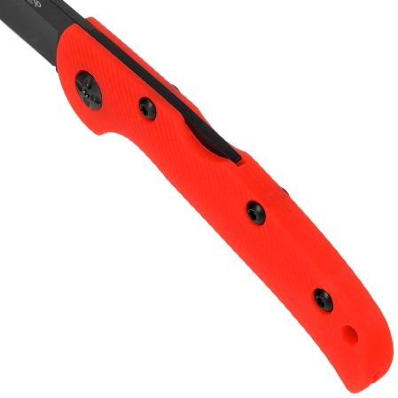 Third Decor Habitat Knife Red Nylon, Black 420 (TH-N76R)