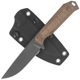 Nóż Kizer Begleiter Fix Brown Burlap Micarta, Gray Stonewashed CPM 3V by Azo (1045MD1)