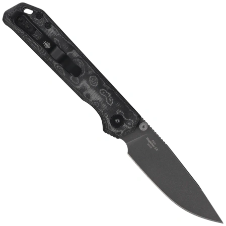 Nóż składany Kizer Begleiter 2.9 BLL Gray Vortex Micarta, Gray PVD / Stonewashed BD1N by Azo (V3458.2BDA2)