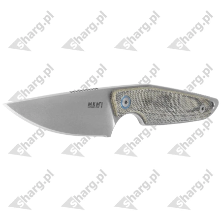 Nóż MKM Makro 1 Green Canvas Micarta, Stonewashed by Jesper Voxnæs (MKMA01-GC)