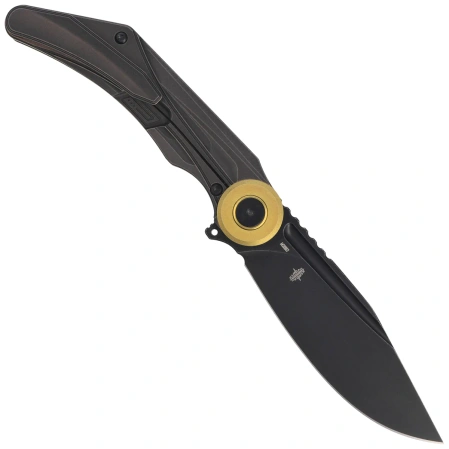 Nóż składany Bestech Seraph Black Bronze Titanium, Black Stonewashed M390 by Kombou (BT2403E)