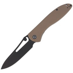 Nóż składany CIVIVI Picaro Tan G10, Black Stonewashed (C916B)