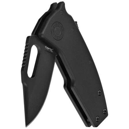 Nóż składany Demko Nano-Shark Stealth CP Black Aluminium, Black DLC CPM 20CV by Andrew Demko (NANO-20CV-Black ALUM-CP)