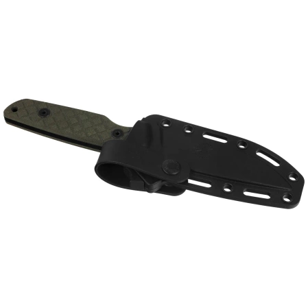 Nóż Spartan Blades Alala Green Canvas Micarta, Black Powder 1095 Cro-Van by Curtis Iovito (SBSL004BKGR)