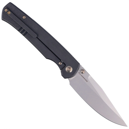 Nóż składany WE Knife Evoke Black Titanium, Silver Bead Blasted CPM 20CV by Ray Laconico (WE21046-1)