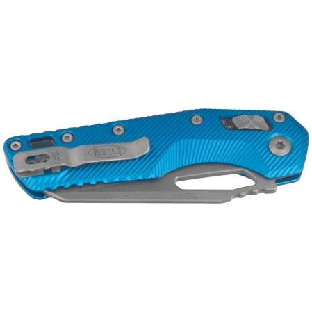 Nóż składany Microtech MSI Ram-Lok S/E Fluted Blue Aluminium, Apocalyptic M390MK by Tony Marfione (210-10APFLBL)