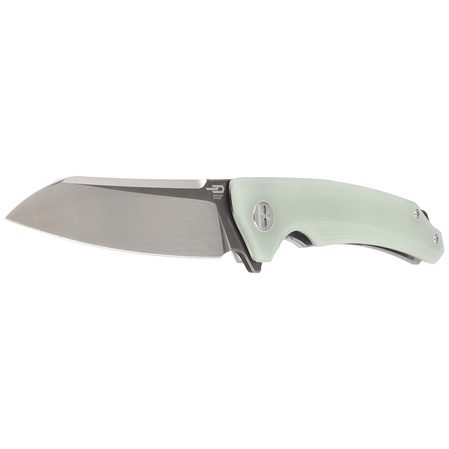 Nóż składany Bestech Texel Transparent G10, Grey Titanized/Satin D2 by A Purvis Blades (BG21B-2)