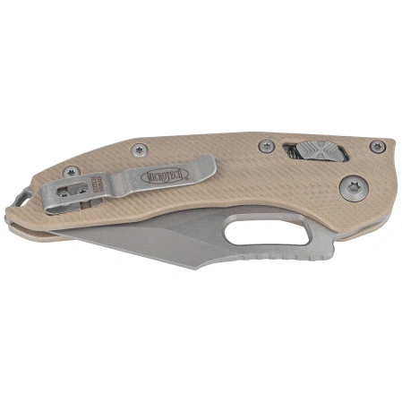 Microtech Stitch-M Ram-Lok S/E Knife Tan Fluted G10, Apocalyptic F/S M390MK by Borka Blades and Tony Marfione (169RL-12APFLGTTA)