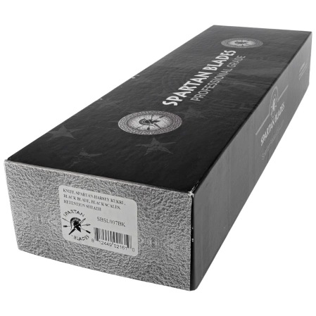 Spartan Blades Harsey Kukri Knife Black Polymer, Black 1095 Cro-Van by William W. Harsey Jr. (SBSL007BK)