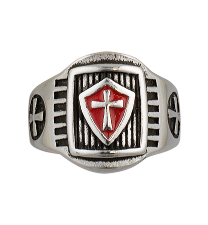 Tole 10 Imperial Templar Shield Ring Ø19 (09981)