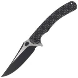 WeKnife Dracarys LE No 076/199 Black Titanium, Black Stonewashed / Satin M390 (WE25061B-5)