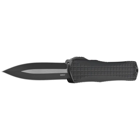Heretic Knife Manticore X D/E Black Frag Aluminum, Black/Satin MagnaCut by Tony Marfione Jr.