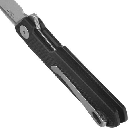 Nóż składany Bestechman Mini Dundee Black G10, Stonewashed / Satin D2 by Ostap Hel (BMK03A)