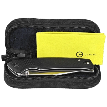 Civivi Knife Tranquil Black G10, Satin 14C28N (C23027-1)