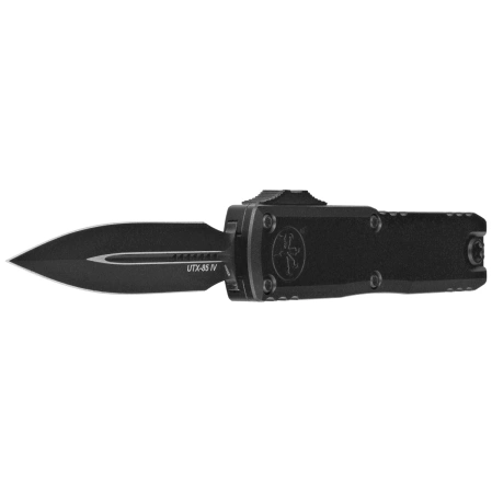 Nóż automatyczny OTF Microtech UTX-85 Gen IV D/E Black Aluminium, Tactical M390MK by Tony Marfione (12324-1T)
