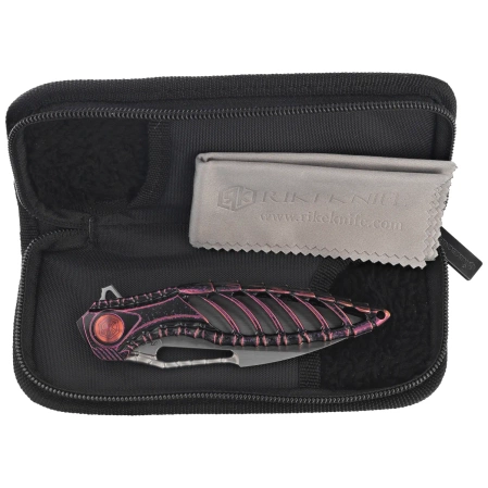 Nóż składany RikeKnife Thor6 Black / Purple Titanium, Satin M390 (RK Thor6-M-BP)