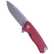Nóż składany LionSteel ROK Red Aluminium, Satin M390 by Molletta (ROK A RS)