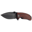 Nóż składany CIVIVI Pintail Cuibourtia Wood, Black Damascus (C2020DS-2)