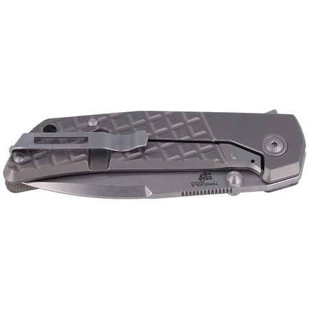 Nóż składany MKM Maximo Green Micarta, Stone Washed by Bob Terzuola (MK MM-GCT)