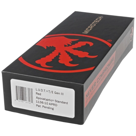 Nóż automatyczny Microtech LUDT Gen III T/E Red Aluminium, Apocalyptic M390MK by Tony Marfione (1136-10APRD)