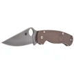 Nóż składany Spyderco Para Military 2 Sprint Run Lightweight Brown FRN, Stonewashed CPM 15V by Sal, Eric Glesser (C81PBN15V2)