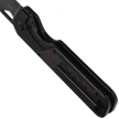 Kizer Militaw Knife Black Titanium / Purple Haze Fat Carbon, Black DLC S45VN by Jonathan Styles (Ki3634A2)