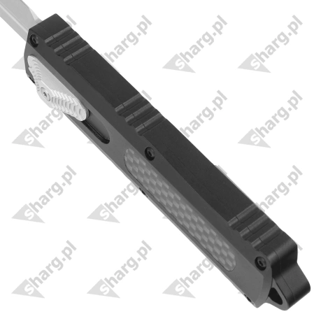 Nóż automatyczny OTF TacKnives TAKCOM Hornet Double Edge Carbon Fiber / Aluminum, Satin 154CM
