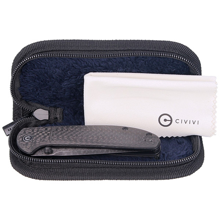 CIVIVI Badlands Vagabond Twill Carbon Fiber, Damascus (C2019DS-1)