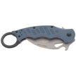 Fox Karambit Knife w/ Emerson Wave, Grey Aluminum, Sandblasted N690Co (478)
