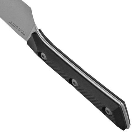 Nóż kuchenny Microtech Santoku 4.2'' Black G10, Stonewashed M390MK (3300-10BK)