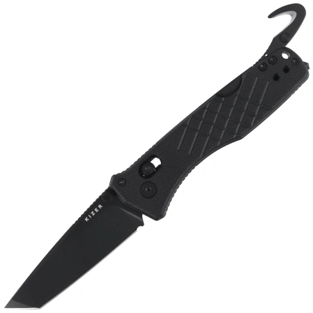 Kizer Aegis T Knife Black G10, Black PVD AEB-L by Azo (V3774CTA1)