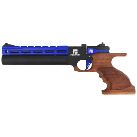 Pistolet wiatrówka PCP Reximex RPA Race Blue 4.5 mm z regulatorem