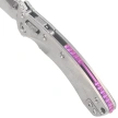Microtech Amphibian Mini Ram-Lok S/E Knife Gray Slab Side Titanium, Purple Bksp, Stonewashed M390MK by Tony Marfione (137MRL-10MS3)