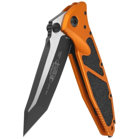 Nóż składany Microtech Socom Elite T/E-M Tactical Orange Tangerine Aluminum, Black M390MK by Tony Marfione (161-1OT)